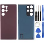 Samsung S22 Ultra Sm-s908 Uyumlu Arka Pil Kapağı Bordo + Tamir Seti Çok Renkli