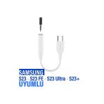 Samsung S23 Fe S23 Plus S23 Ultra Kulaklık Dönüştürcüsü Type-C Kulaklık Çevirici