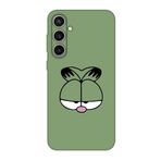 Samsung S23 FE Uyumlu Garfield Yeşil Telefon Kılıfı