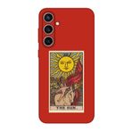Samsung S23 FE Uyumlu The Sun Kırmızı Telefon Kılıfı