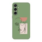 Samsung S23 FE Uyumlu Women Art Yeşil Telefon Kılıfı
