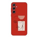 Samsung S23 FE Women Art Kırmızı Telefon Kılıfı
