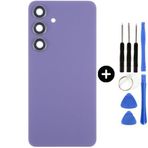 Samsung S24 Sm-S921 Uyumlu Arka Pil Kapağı Mor + Tamir Seti