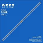 Samsung S2q6-500Sm0-R0 İki Renk 50'' 2 Adet Tv Led Bar (40 Led) (Tvnizi Açıp İçindeki Led Barla Birebir Aynısı Olduğunu Görmeden Almayınız. Sonrasında İade Almamaktayız.)
