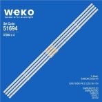 Samsung S2q6-700Sm0-R0 İki Renk 70'' 4 Adet Tv Led Bar (37 Led) (Tvnizi Açıp İçindeki Led Barla Birebir Aynısı Olduğunu Görmeden Almayınız. Sonrasında İade Almamaktayız.)