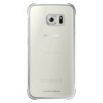 Samsung S6 Clear Cover Şeffaf Kılıf Gri