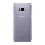 Samsung S8+ Plus Şeffaf Kılıf Mor EF-QG955CVEGWW