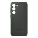 Samsung Silicone Akıllı Telefon Kılıfı EF-PS916 Galaxy S23+ için, Cep Telefonu Kılıfı, Silikon, Çizilmez, İnce Tasarım, Haki