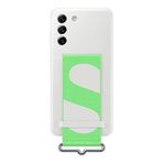 Samsung Silikon akıllı telefon kılıfı EF-GG990 Galaxy S21 FE 5G için | silikon, bant, cep telefonu kılıfı, ekstra ince, darbeye dayanıklı, koruyucu kılıf, beyaz - 7,1 inç