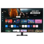 Samsung Smart Monitor 43″ Düz,Uhd,Ergonomik,Smart Tv, Iot Hub,Çalışma Alanı,Usb-C (Ls43dm702umxue)