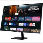 Samsung Smart Monitor M7 (M70d) 32″ Düz, 4K Uhd, Va Panel, Smart Tv Uygulamaları, Hdr10, Usb-C, 60 Hz, 4 Ms (Gtg) (Ls32dm702umxue)