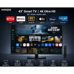 Samsung Smart Monitor Tv 43" 109 Ekran- 4K Ultra Hd Görüntü Kalitesi ve Şık Ince Tasarım+ Duvar Askı Aparatı - 4 ms - 60 Hz