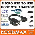 Samsung Sony HTC LG Micro Usb OTG Kablo L Model
