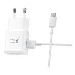 Samsung TA20 Adaptec Fast Charge Micro Çıkışlı Beyaz Hızlı Seyahat Şarjı