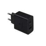 Samsung TA220 Siyah 35 W Çift Çıkışlı USB Type-C Şarj Adaptörü