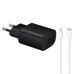 Samsung TA800 Siyah Lightning Şarj Aleti 2 mt Type-C To Lightning Kablo