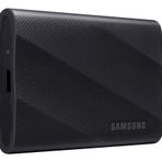 Samsung Taşınabilir T9 SSD, USB 3.2 Gen 2x2 1 TB, 2.000 MB/sn Okuma, 2.000 MB/sn Yazma, Siyah, MU-PG1T0B/WW