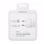SAMSUNG Telefon Şarj Adaptörü Orijinal 10W Travel Adapter Micro USB Kablo + Şarj Adaptörü