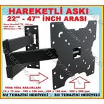 Samsung Uyumlu 30 32 40 42'' İnch Led Televizyon Hareketli Askı Tvs75