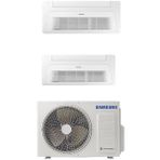 Samsung Wind Free (AJ050TXJ2KH/EA) 2X9000 BTU Iç 5,2 Kw Dış Ünite 18000 BTU 1+2 Sistem Multi Inverter Duvar Tipi Klima