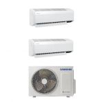 Samsung Wind Free Multi 1+2 Sistem AJ050TXJ2KH/EA 9+18 Btu Iç 6,8 Kw Dış Ünite Klima