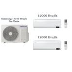 Samsung WindFree Multi 17100 BTU 1 Dış + 2 İç Ünite 12+12 Duvar Tipi Klima