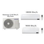 Samsung WindFree Multi 17100 BTU 1 Dış + 2 İç Ünite 9+18 Duvar Tipi Klima