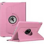 Samsung Yatay ve Dikey Standlı 360 Derece Döner Tablet Kılıfı (Toz Pembe, Galaxy Tab A9 Plus)