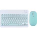 Samsung,xiaom,huawei ve Apple Tabletleri Ile Uyumlu Bluetooth Özellikli Klavye Mouse Set - Açık Yeşil