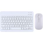 Samsung,xiaom,huawei ve Apple Tabletleri Ile Uyumlu Bluetooth Özellikli Klavye Mouse Set - Beyaz