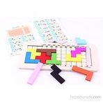 samtoys Ahşap Renkli Tetris Katamino Oyunu