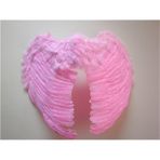 Samur 100x85 cm Mega Boy Pembe Renk Tüylü Melek Kanadı