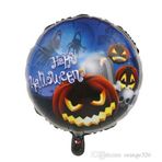 Samur 18 Inç Happy Halloween Balkabağı Folyo Balon