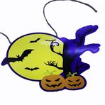 Samur 2 m Balkabağı Şekilli Asmalı Halloween Flama Banner Afiş
