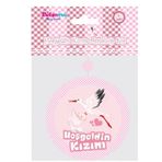 Samur 3 Adet Hoşgeldin Kızım Yazılı Baby Shower Partisi Asmalı İp Süs