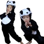 Samur 6-7 Yaş 120 cm Çocuk Panda Kostümü