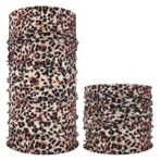 Samur Koyu Renk Leopar Baf Bandana Maske