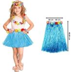 Samur Mavi Renk 40 cm Hawaii Hula Eteği