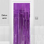 Samur Mor Renk 90x200 cm Işıltılı Duvar ve Kapı Perdesi