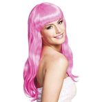 Samur Soft Pembe Uzun Parti Peruğu