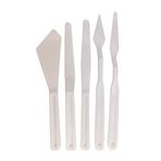 Samur Spatula Seti plastik, akrilik, yağlı boya, hobi, modelaj, esnek ve ergonomik 5'li set