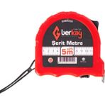 Samuray Şerit Metre 5mt x 25MM - 5250 - Kırmızı