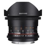 Samyang 8 mm T3.8 UMC Fish-eye CS II Objektif