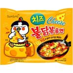 Samyang Buldak Cheese Ramen Acılı Tavuk Aromalı 140 g Peynirli Noodle Türkiye Menşeli Lezzet