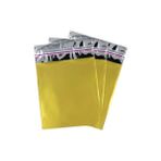 San Bantlı Metalize Hediye Poşeti Altın 20 x 35 cm – 100'LÜ 1 Paket