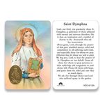 San Francis Imports Aziz Jude Our Lady of Guadalupe St Michael St Joseph St Anthony Prayer ve Hail Mary, St. Peregrine (Aziz Dymphna) dahil Katolikler için kutsal kartlar cüzdan boyutu