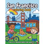 San Francisco Coloring Book for Kids – Fun and Educational City Adventure! Bold and Easy