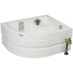 San Francisco Oturmalı Mini Yarı Oval Küvet 110x80, h43 (Gövde + Metal ayak + Ön panel)