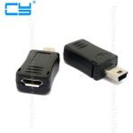 San Gold 2 Adet USB 2.0 F/m Mini A 5 Pin 5p Erkek Fiş Mikro B 5 Pin 5p Dişi Jak Adaptörü Kablo Konektörü (Yurt Dışından)