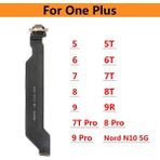 San Gold Tip-C USB Şarj Yuvası Bağlantı Noktası Jak Konnektörü Şarj Panosu Flex Kablo Oneplus 3 5 5t 6 7 7t 8 9 Pro 9r Nord N10 5g (Yurt Dışından)